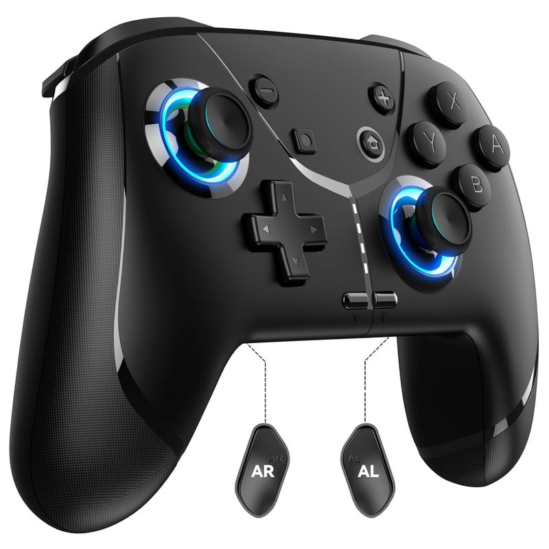 GMBACK Store Wireless Switch 2 Controller for Nintendo Switch 2/1/Lite/OLED, Bluetooth Game Controller for iPhone/Android/PC/Steam/Mac/iPad/TV with Loop Macro/Vibration/Motion Control/Turbo/800mAh Battery - Image 1